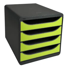 BIG-BOX Pastel noir/pastel glossy - Noir/vert anis - EXACOMPTA photo du produit