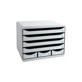 STORE-BOX MINI 7 tiroirs - Gris lumi&egrave;re - EXACOMPTA photo du produit