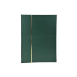 Album de timbres simili-cuir 48 pages noires - 22,5x30,5 cm - Vert - EXACOMPTA photo du produit