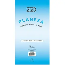 Planexa 5 volets mural 15 mois 18x33 - EXACOMPTA photo du produit