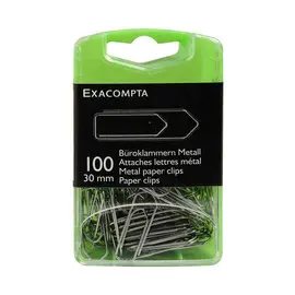 100 ATTACHES LETTRES METAL 30MM photo du produit