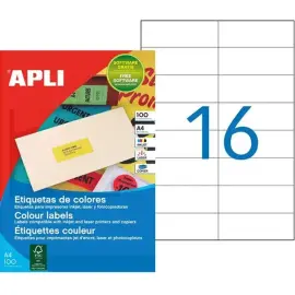 Boite 1600 etiquettes rouge multi-usage photo du produit