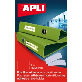 Lot De 120 Porte-étiquettes Autocollants Transparents - 6x10 Cm, PVC Imperméable, Pour Bureau, école, Maison