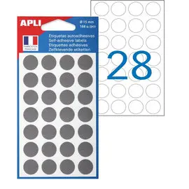 Pastilles grise &Oslash; 15 mm 168 u. photo du produit