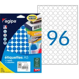 Pastilles bleue multi-usage Ø 15 mm 10 feuilles photo du produit