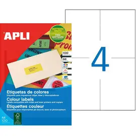 Boite 400 etiquettes rouge multi-usage photo du produit