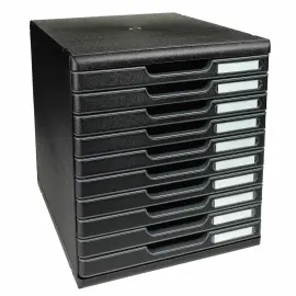 MODULO A4+ 10 tiroirs ECOBlack noir photo du produit