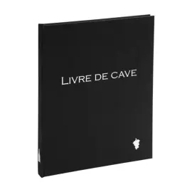 LIVRE DE CAVE.220X170.96 PAGES NOIR photo du produit