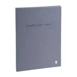 LIVRE DE CAVE 297X210 96 PAGES GRIS photo du produit