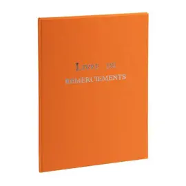 LIVRE DE REMERCIEMENT 96P.297X210.ORANGE photo du produit