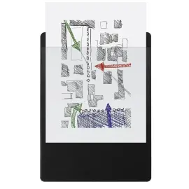 Porte-bloc avec pochette PP A4 noir photo du produit