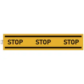 Pann adhesif obligation stop jaune 100cm photo du produit
