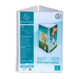 Triptyque porte-visuel A5 vertical photo du produit