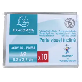 Lot de 10 porte-etiquettes 52x37 horizon photo du produit
