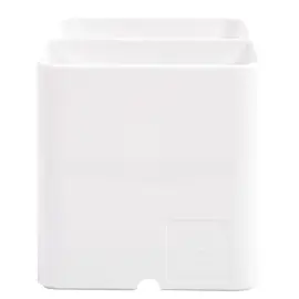 Pot a crayons PEN-CUBE magnetique blanc photo du produit