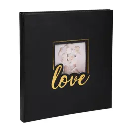 Album livre 60p. noir 29x32cm LOVE noir photo du produit