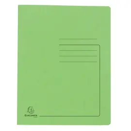 Chemise a lamelles C.L 355g A4 tilleul photo du produit