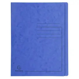 Chemise a lamelles C.L 355g A4 bleu photo du produit