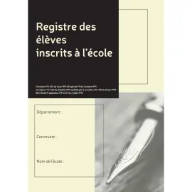 Reg. matricule 377 eleves 297x210 FSC&reg; photo du produit