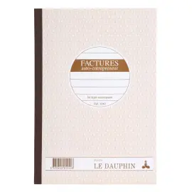 FACTURES AUTO-ENTREPRENEUR  50DA.210X148 photo du produit