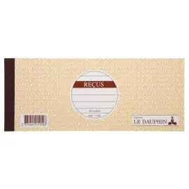 CARNET RECUS 50F. 89x210mm photo du produit