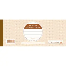 CARN.TRAITES.50F. 101X250mm photo du produit