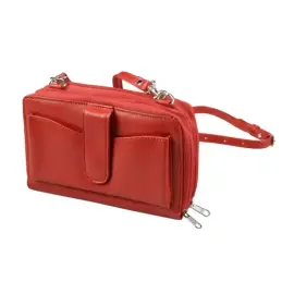 SAC MINI TOUT EN UN 20X12,5 Satiny rouge photo du produit
