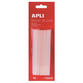 10 Recharges pistolet &agrave; colle - &Oslash;7,5 mm x 10 cm - APLI photo du produit