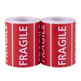LOT 2 RL 500 ETQ FRAGILE  100X50MM photo du produit