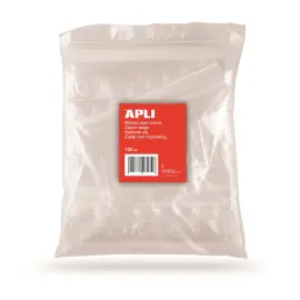 S.100 sachets plastiq refermable 60x80mm photo du produit