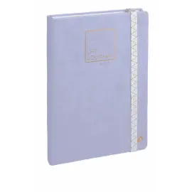 CARNET 21 dots Life Journal violet pa El photo du produit