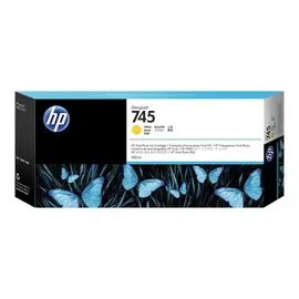 HP 745 Cartouche d encre Jaune 300 ml photo du produit