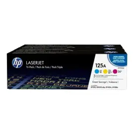 HP 125A CYM Tri-Pack LaserJet T photo du produit