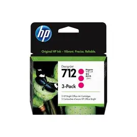 HP 712 3-Pack 29-ml Magenta DesignJet photo du produit
