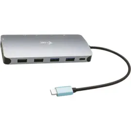 I-TEC USB-C Metal Nano Dock 3xDisplay+PD photo du produit