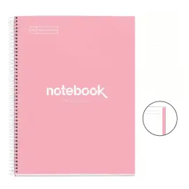 Notebook Emotions Rigide A5 Pointill&eacute; 80feuil. Rose photo du produit
