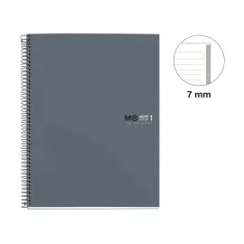 Notebook The Original Rigide A4 Lign&eacute; 80feuil. Grafit photo du produit