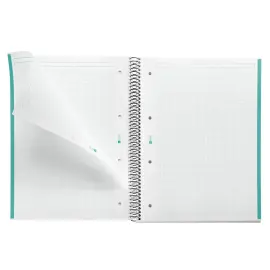 Notebook The Original Souple A4 Quadri. 5x5mm 80feuil. Turquoise photo du produit