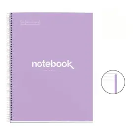 Notebook Emotions Rigide A4 Pointill&eacute; 80feuil. Lavande photo du produit