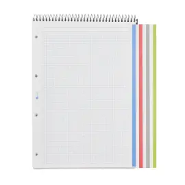 Notebook The Original Carton A4 Quadri. 5x5mm 120feuil. 4coul. Grafit photo du produit
