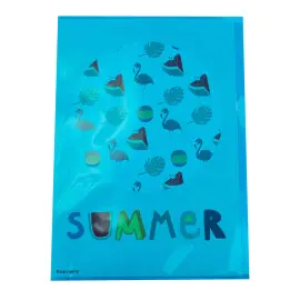 Sachet de 100 pochettes coin A4 en polypropyl&egrave;ne lisse 120 microns - Couleurs assorties - Exacompta photo du produit