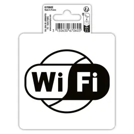 Panneau Wifi PVC 10x10cm photo du produit