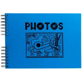 Alb spirale 50p noir 32x22 Musicart bleu photo du produit