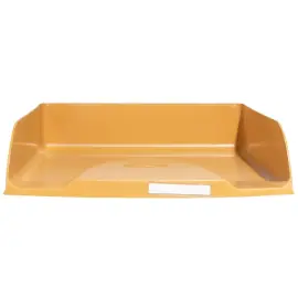 Corbeille &agrave; courrier - Coloris or - EXACOMPTA photo du produit