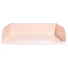 Corbeille &agrave; courrier - Rose p&acirc;le - EXACOMPTA photo du produit