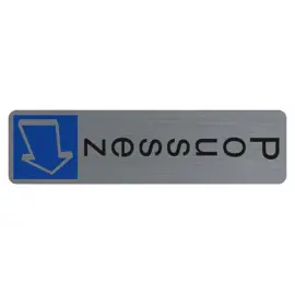 Plaque adhesive Poussez FR photo du produit