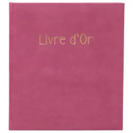 Livre d'or 140p 21x19 Skandi vieux rose photo du produit