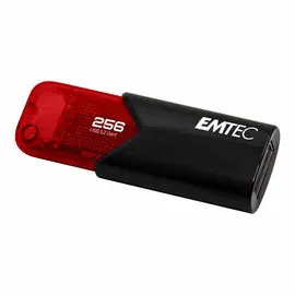 Emtec USB3.2 Click Easy B110 256GB Red photo du produit