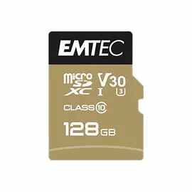 Emtec mSD 128GB UHS-I U3 V30 A1 SpeedIN photo du produit