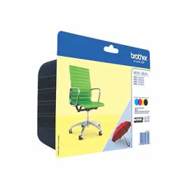 Brother LC229XLVALBP Pack BK+CL Bulk photo du produit
